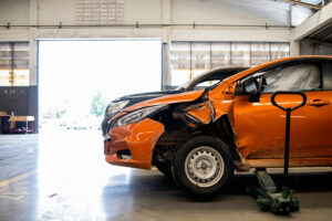 Car Body Repair In Progress