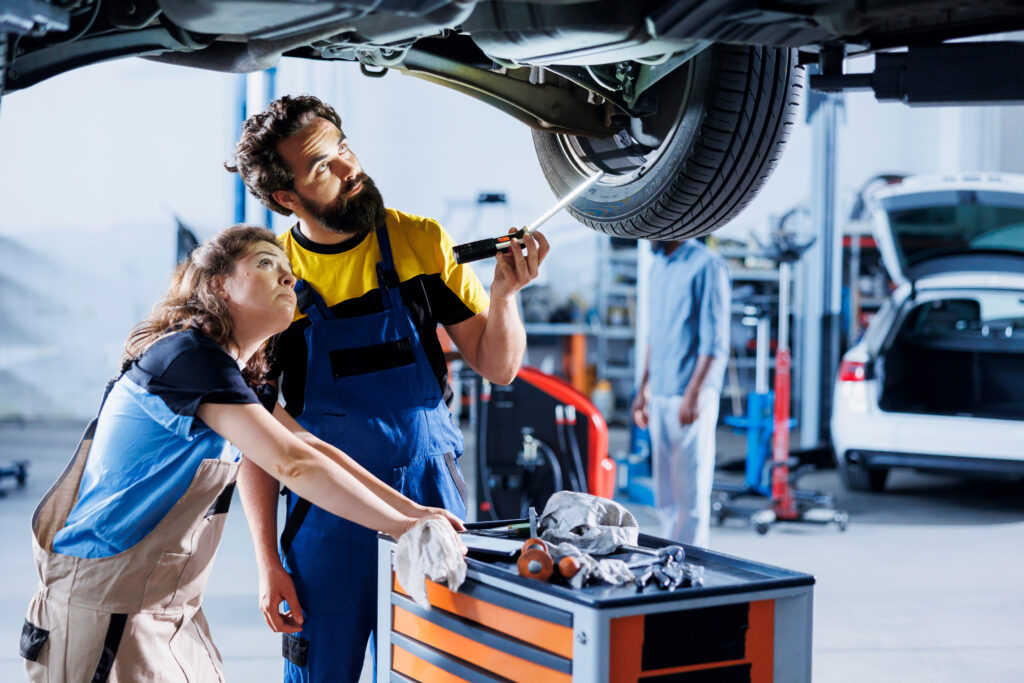 Auto Repair Specialists At Work