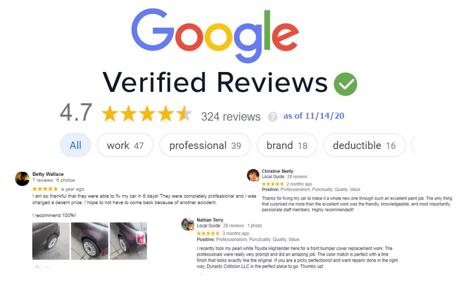 Dynasty Google Review
